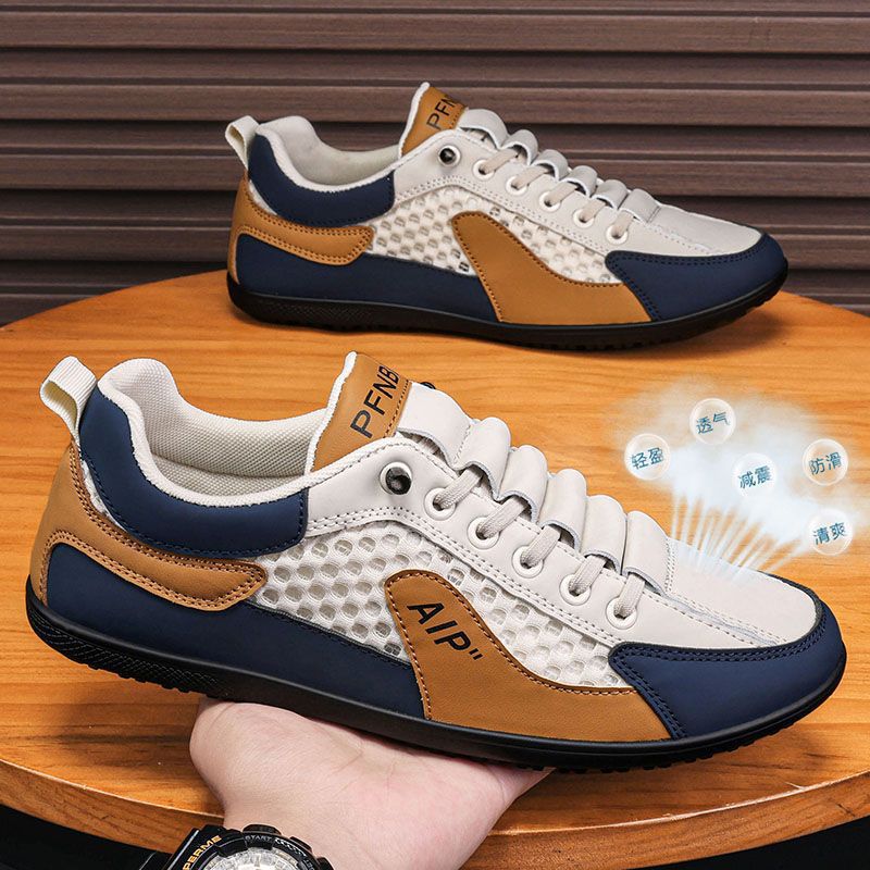 Men's breathable soft sole slip-on shoes