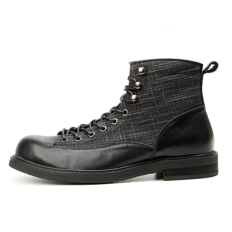 Men's Vintage Genuine Leather Ankle Boots