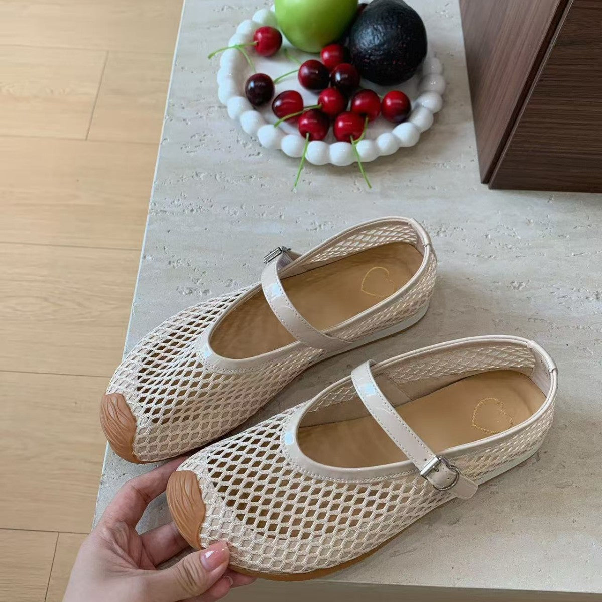 Women's Fishnet Hollow-Out Soft-Soled Shoes