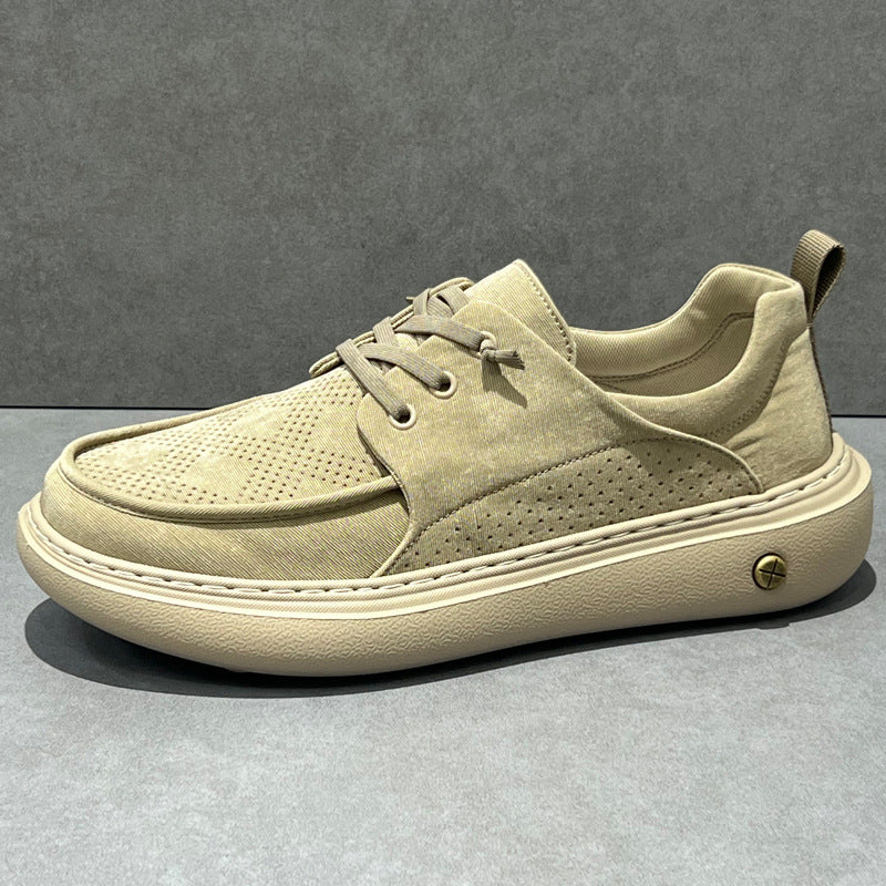 Men's Ice Silk Breathable Slip-On Shoes