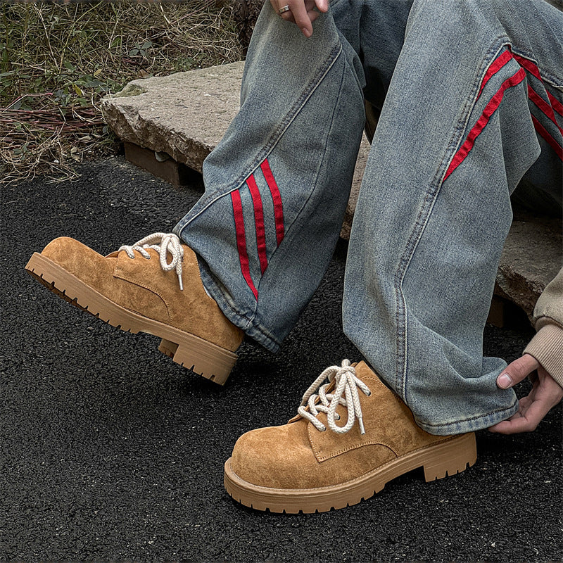 Men's Vintage Platform Derby Shoes