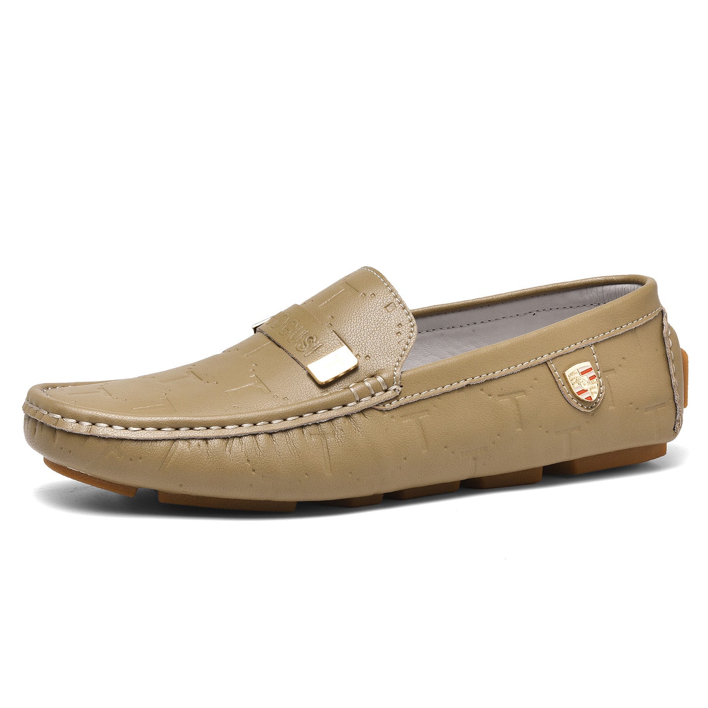 Men's Embossed Trendy Slip-On Shoes