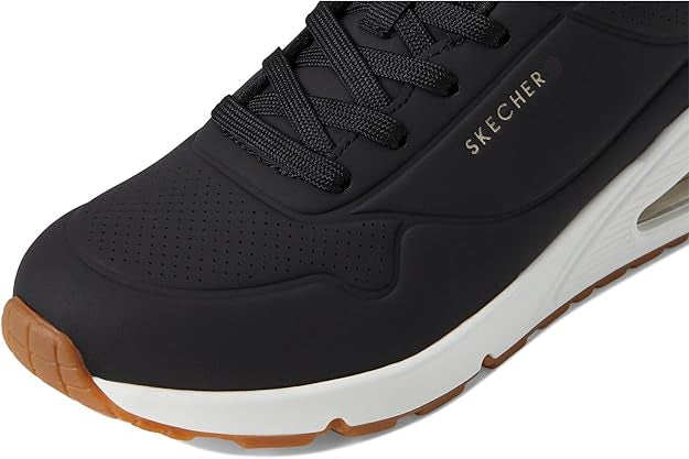 Men's Air Cushion Sole Waterproof Sneakers with Leopard Print Accents