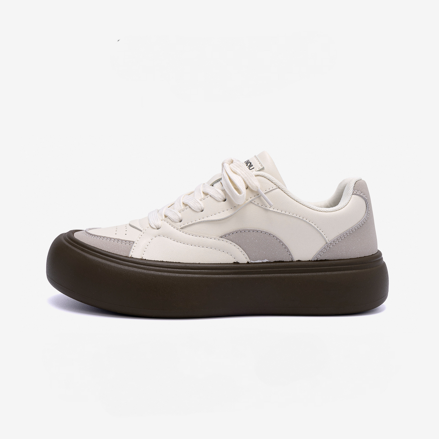 Men's Crescent Versatile White Sneakers