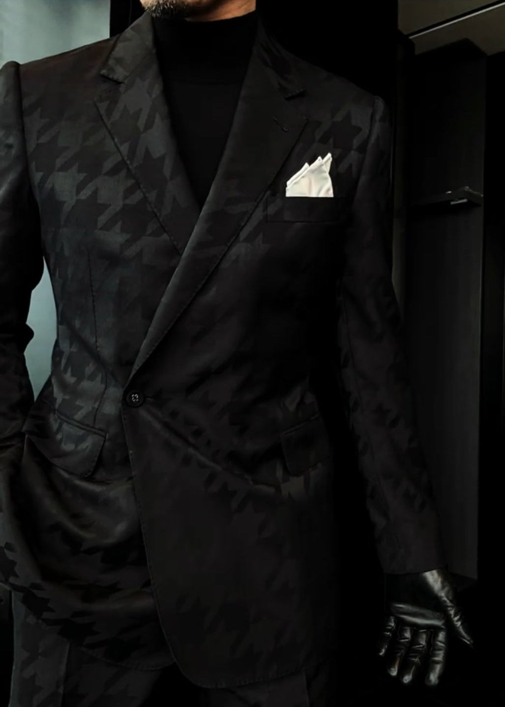 Men’s Houndstooth Blazer