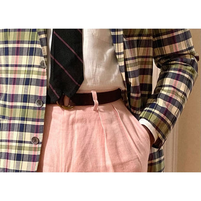 Men's Plaid Suit Set