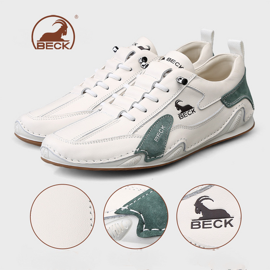 Men's Italian Genuine Leather Breathable Shoes