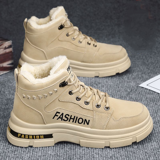 Men's Non-Slip Fleece-Lined Warm Snow Boots