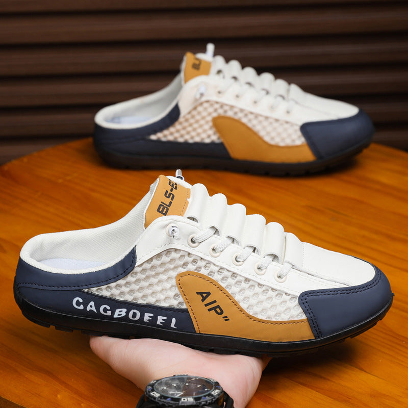 Men's breathable soft sole slip-on shoes