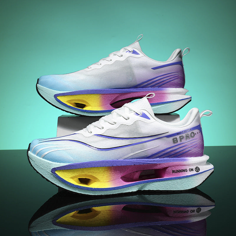 Men's breathable carbon plate running shoes