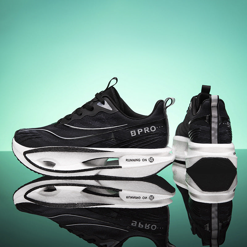 Men's breathable carbon plate running shoes