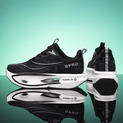 Men's breathable carbon plate running shoes