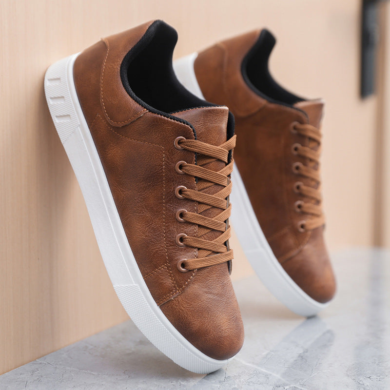 Men's casual comfortable leather shoes