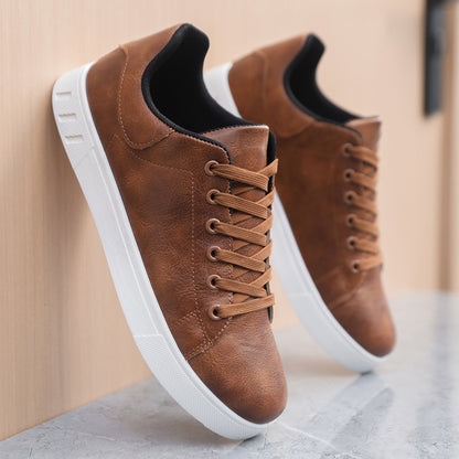 Men's casual comfortable leather shoes