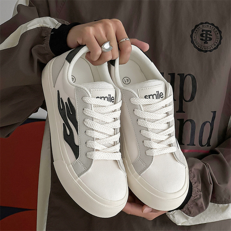 Men's growth canvas shoes