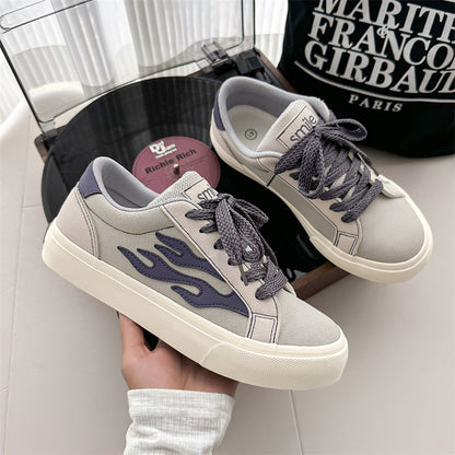 Men's growth canvas shoes