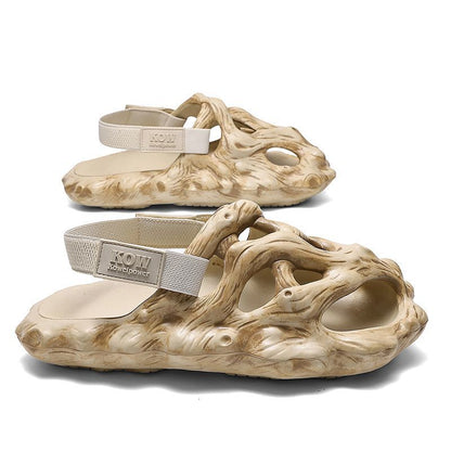 Root-patterned clogs