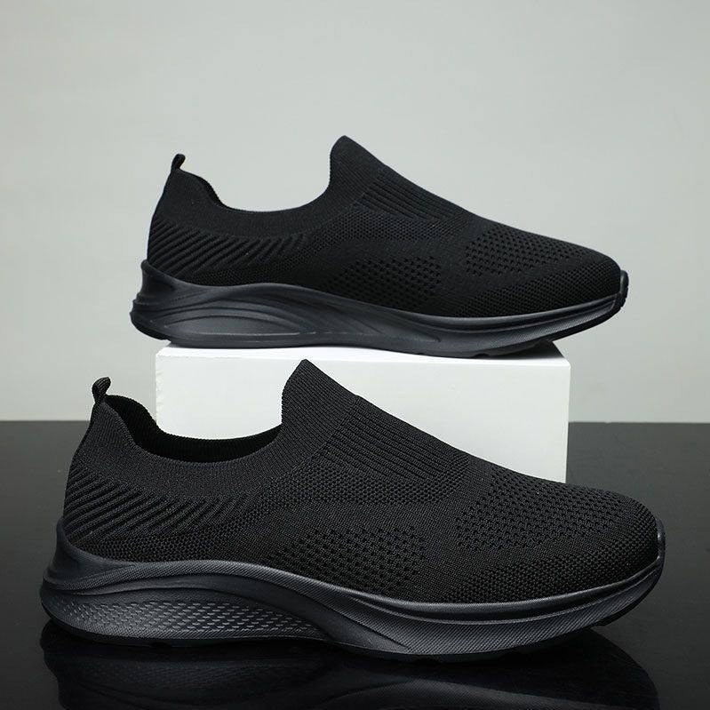 Flyknit breathable running shoes