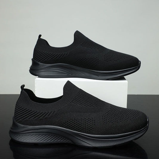 Flyknit breathable running shoes