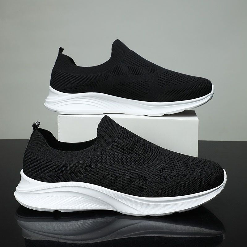 Flyknit breathable running shoes