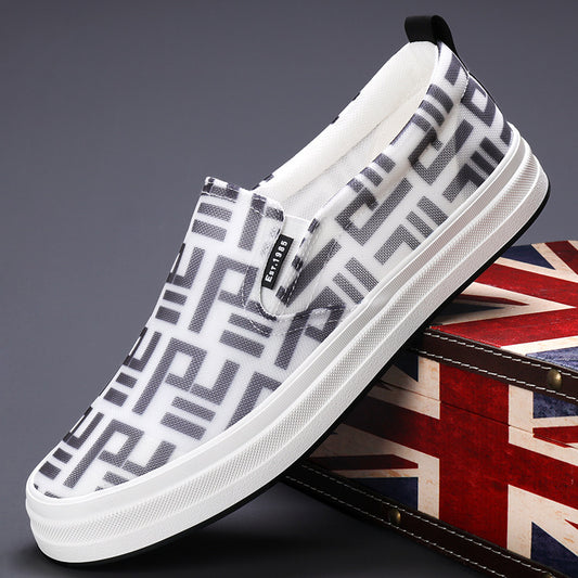 Men's slip-on hollow-out casual shoes