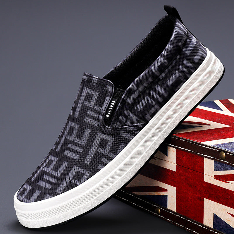Men's slip-on hollow-out casual shoes