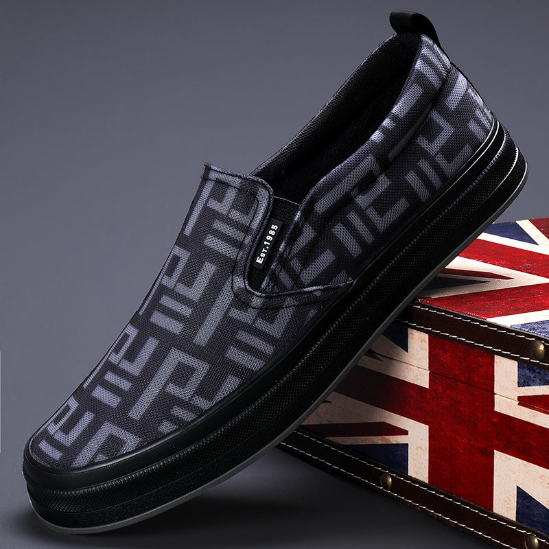 Men's slip-on hollow-out casual shoes