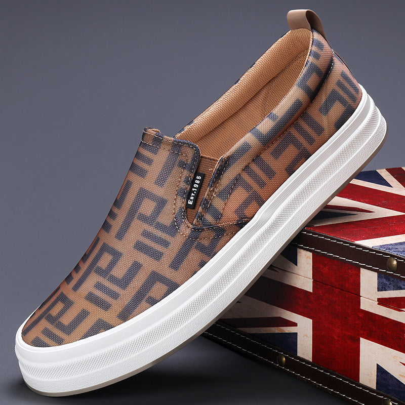Men's slip-on hollow-out casual shoes