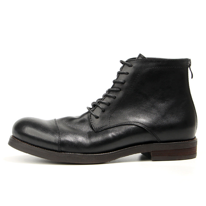 Hand-rubbed vintage Martin boots