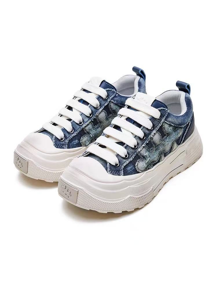 Men's Distressed Sports Sneakers