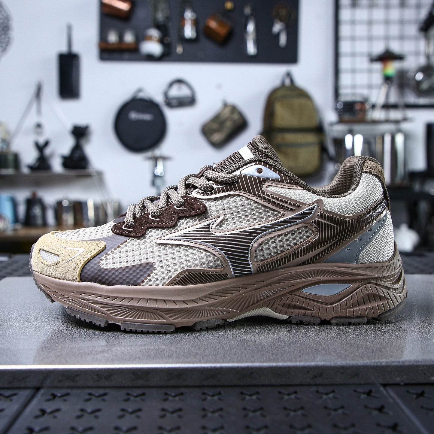 Vintage Collage Running Shoes