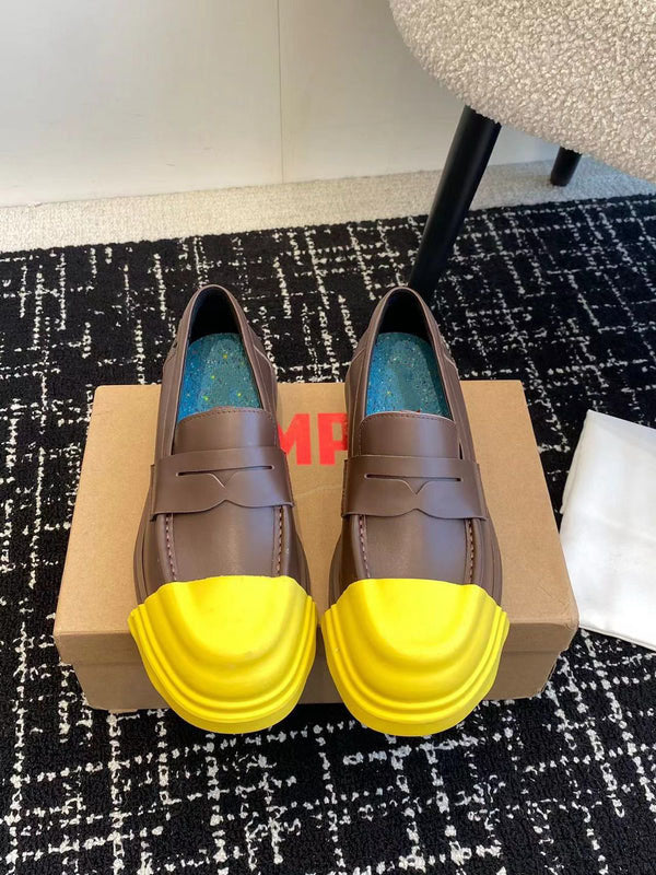 Men's Color-blocked Derby Shoes