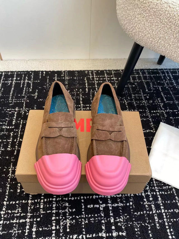 Men's Color-blocked Derby Shoes