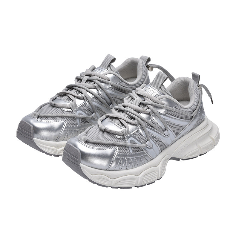 Thick-soled Wavy Lightweight Sports Shoes