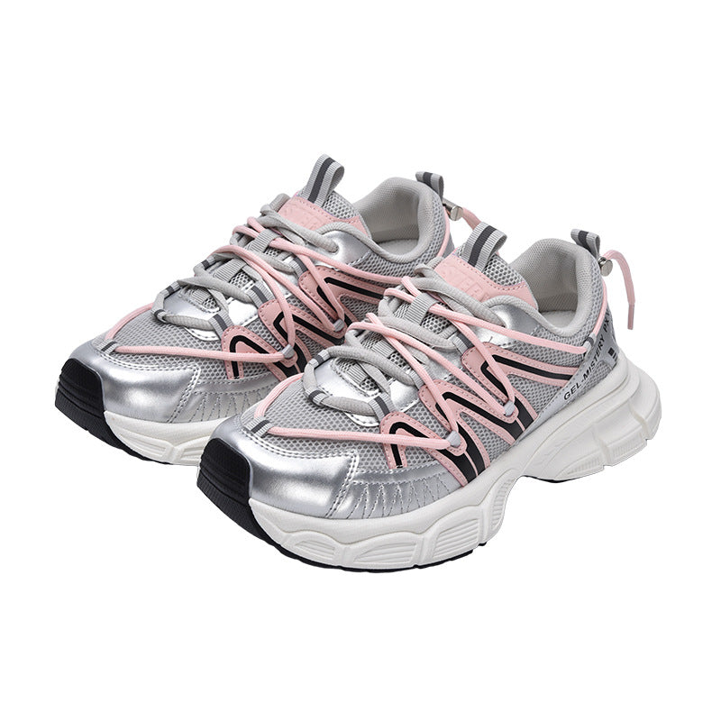 Thick-soled Wavy Lightweight Sports Shoes