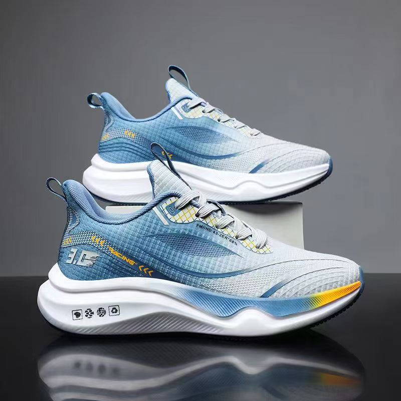 Men's Wavy Mesh Running Shoes