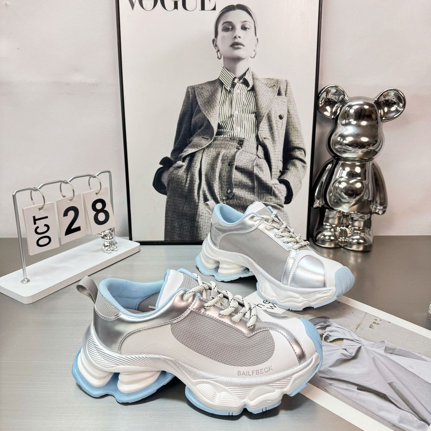 Thick-soled Elliptical Sports Shoes