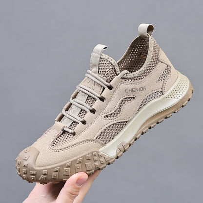 Men's Breathable Mesh Hollow-Out Outdoor Sports Shoes
