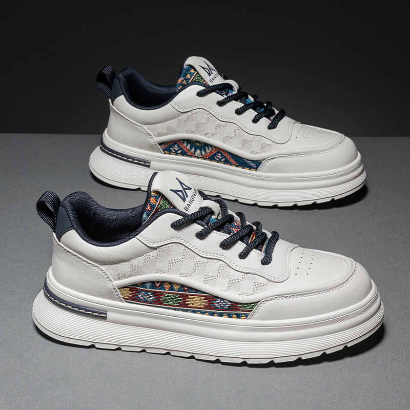 Men's Round-Toe Retro Sneakers