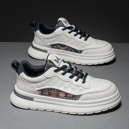 Men's Round-Toe Retro Sneakers