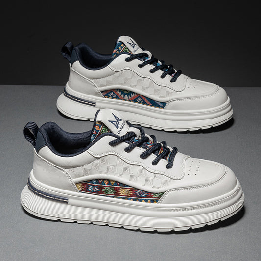 Men's Round-Toe Retro Sneakers