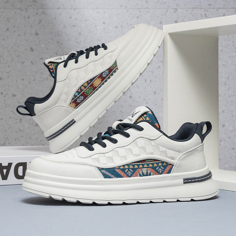 Men's Round-Toe Retro Sneakers