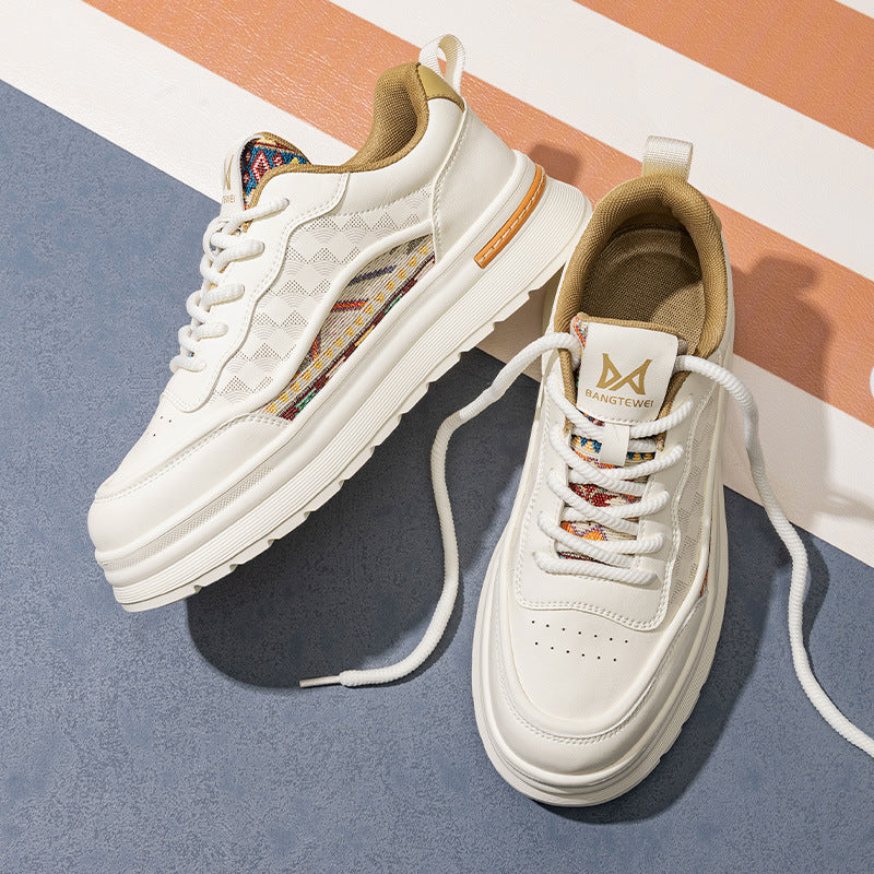 Men's Round-Toe Retro Sneakers