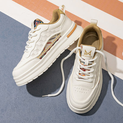 Men's Round-Toe Retro Sneakers