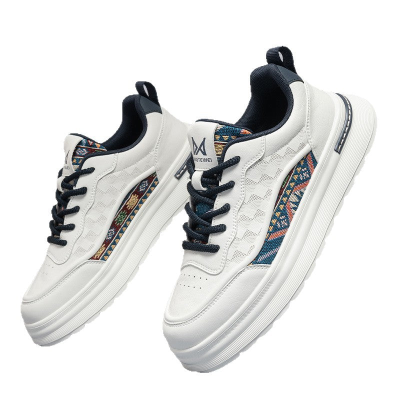 Men's Round-Toe Retro Sneakers