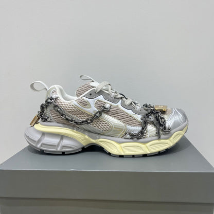 Men's Chain-Link Retro Sneakers