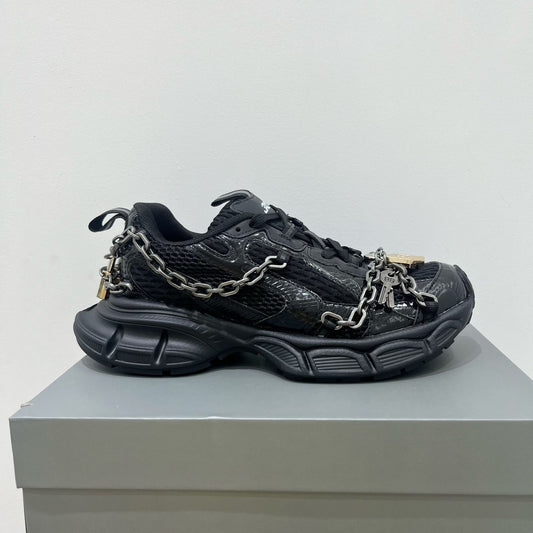 Men's Chain-Link Retro Sneakers