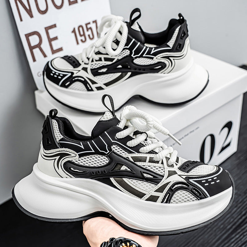Men's thick-soled fashion sneakers