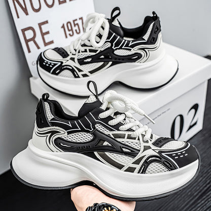 Men's thick-soled fashion sneakers