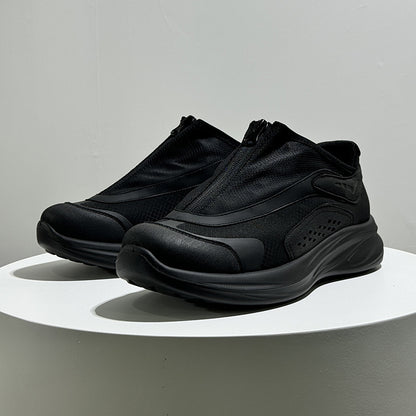 Men's Comfortable Zip-Up Sneakers